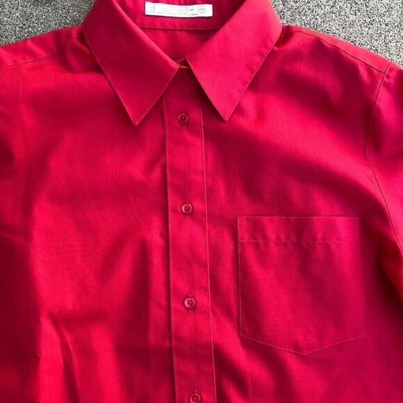FOXCROFT Fuchsia Button Down Shirt Women's 10P Wrinkle Free Blouse Top Collared‍ - Picture 2 of 8